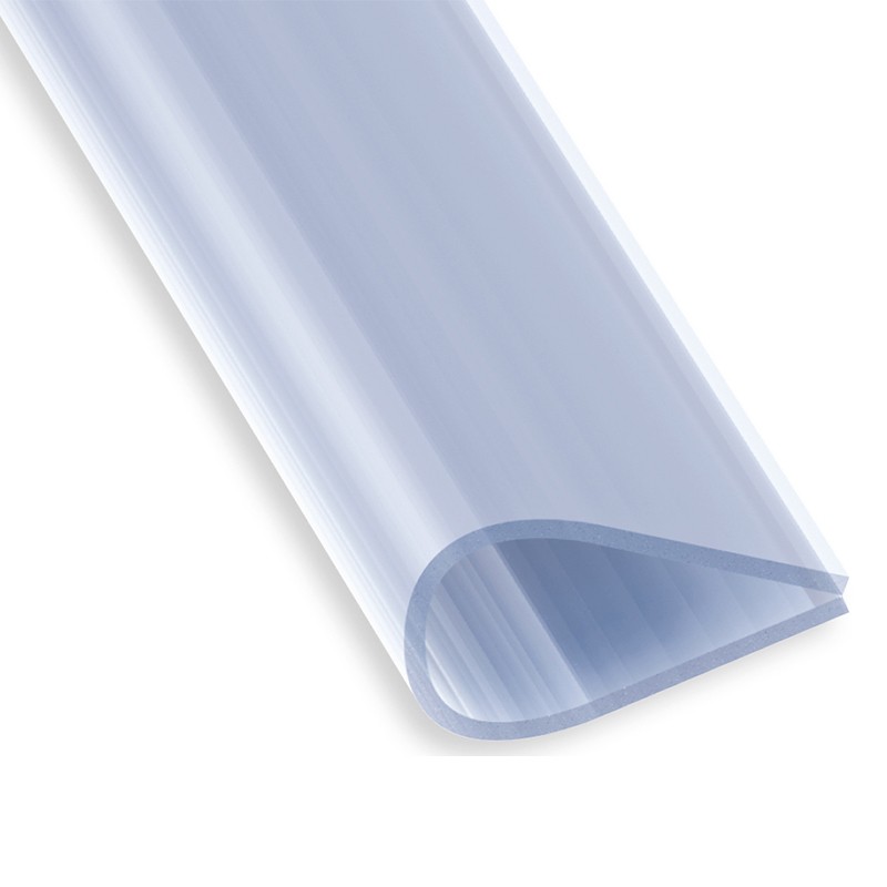 CQFD Transparent PVC Paper Holder Profile 1 meter