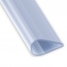 CQFD Transparent PVC Paper Holder Profile 1 meter