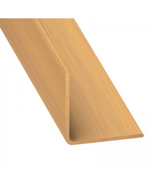 CQFD Equal Angle Profile PVC Oak 1 metro
