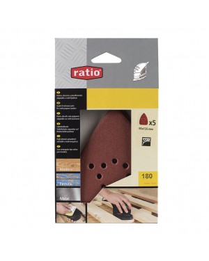RATIO Pack 5 RATIO Mousse-Schleifpads 95 x 135 mm