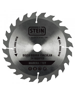 Stein Disco Sierra Circular 180mm para madera Stein