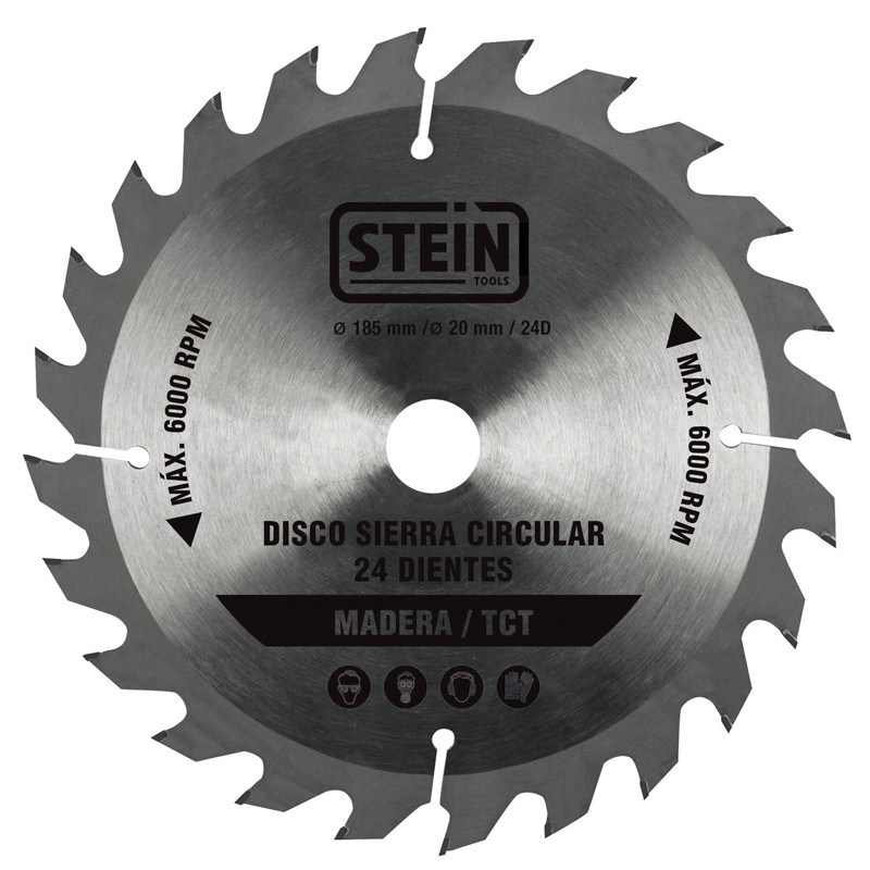 Stein Disco Sierra Circular 180mm para madera Stein