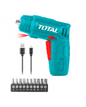 Total Atornillador Batería 4V TSDLI0402 TOTAL