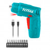 Total Atornillador Batería 4V TSDLI0402 TOTAL