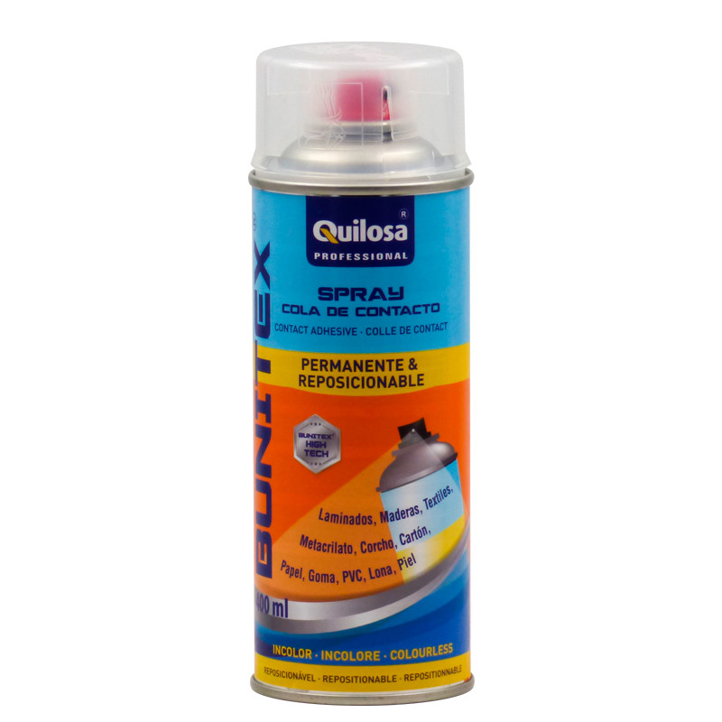 Quilosa Adhesivo de contacto en spray BUNITEX 400 ML Quilosa