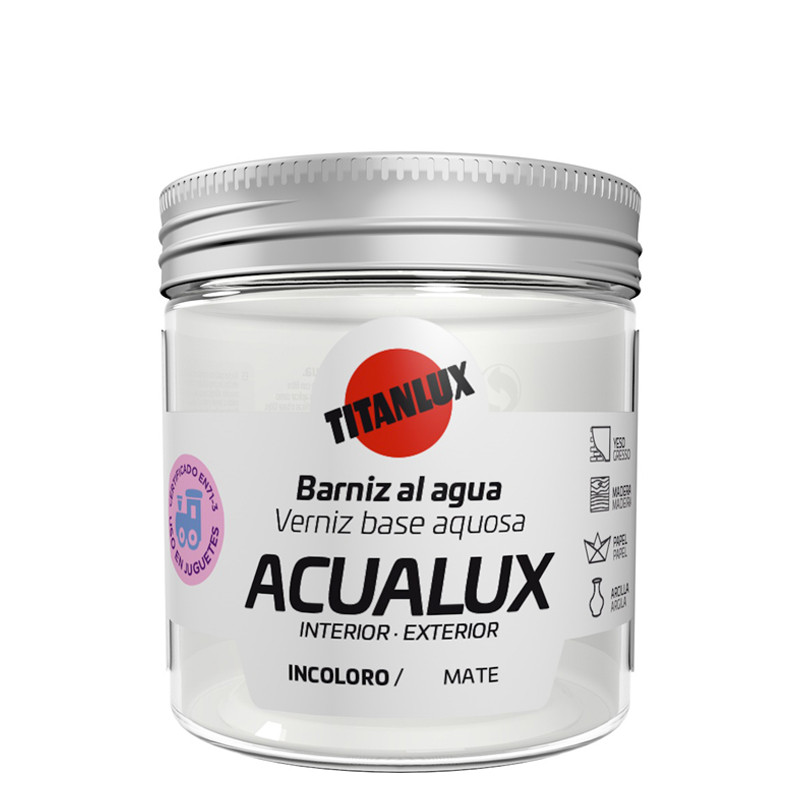 Titanlux Aqualux Verniz Fosco Titanlux 75 ml