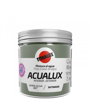 Titanlux Farbe auf Wasserbasis Acualux Green Colors Titanlux 75 ml