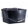 Jeivsa Brushes and Brushes Plastic bucket 2 handles with grid 16 L