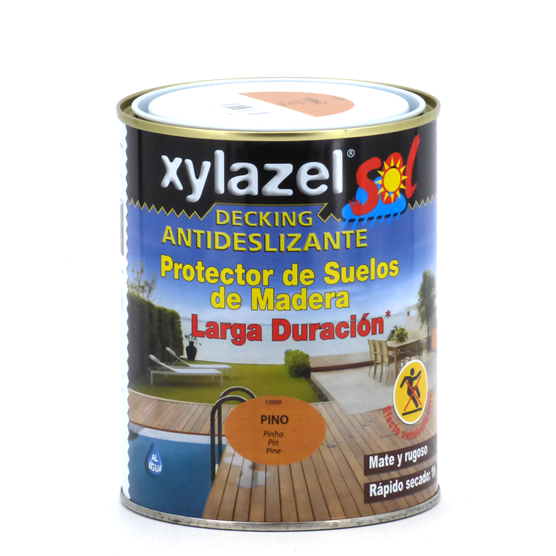Xylazel Lasur suelos Sol Decking antideslizante Xylazel 750 ml
