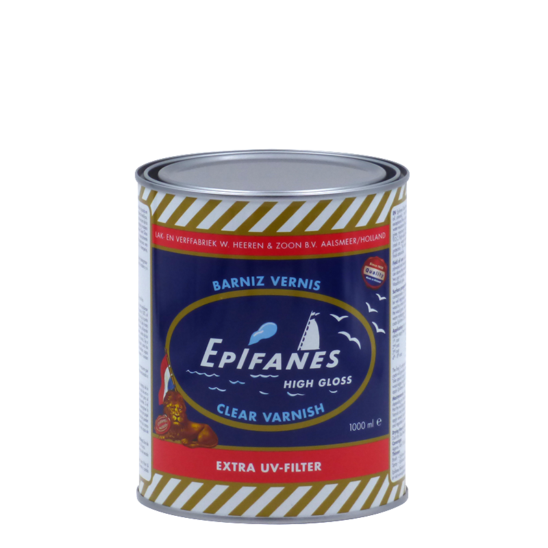 Epiphanes Marine Varnish High gloss Clear Vanish 1L Epifanes