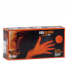 Glove World Box 50 Guanti Nitrile Diamond a forma di leone Taglia M Arancione