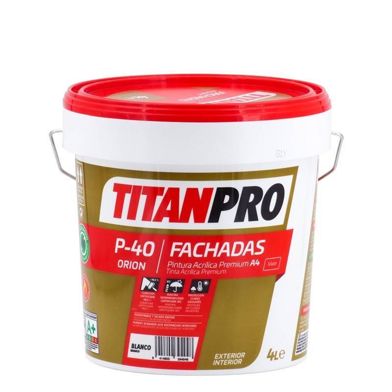 Titan Pro Acrylfarbe Premium A4 Mattweiß P40 Titan Pro