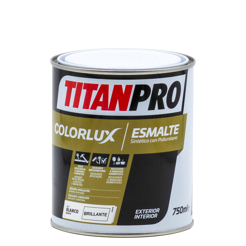 Titan Pro Synthetischer Lack mit glänzendem Colorlux PU Titan Pro