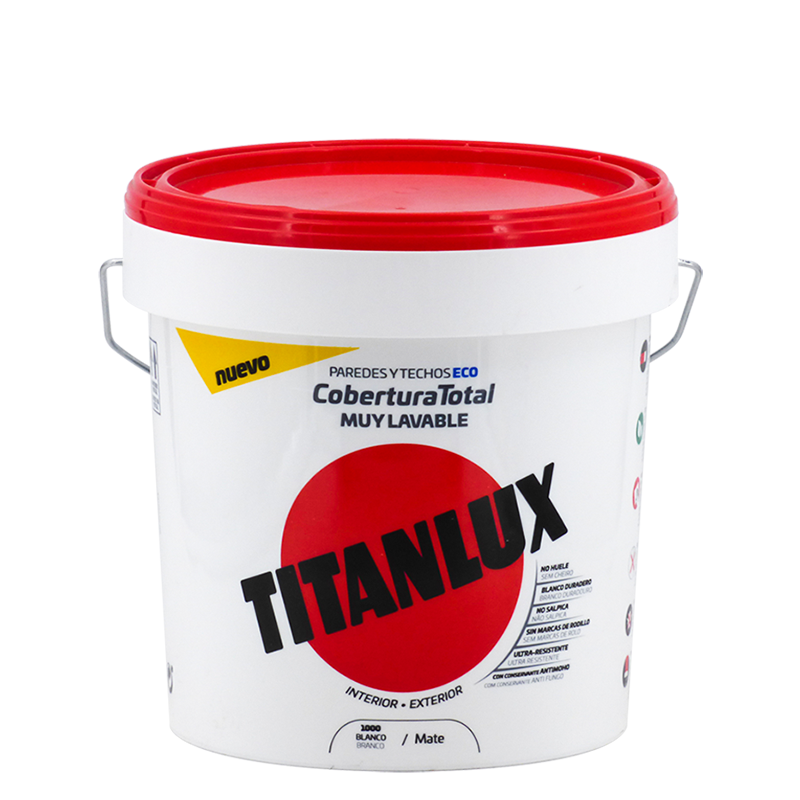 Titan Titanlux White Plastic Paint Volle Deckung