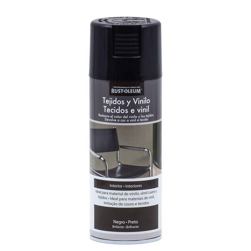 Spray Tissus et Vinyle Noir Rust-Oleum 400 mL
