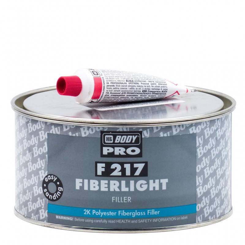 HB BODY Filler Polyester Fiberlight F217 Corps 1 L