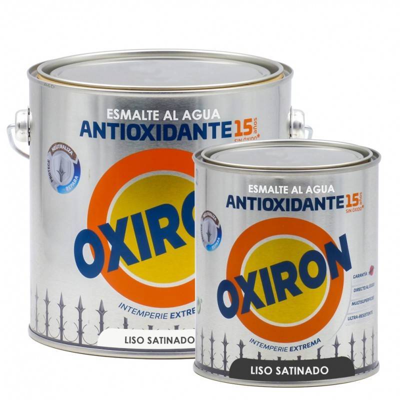 Titan antioxidante esmalte Titan Oxiron a água de cetim liso