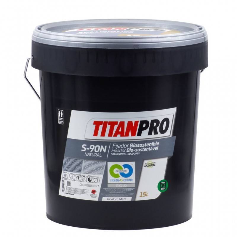 Titan Pro Imprimación Fijadora Biosostenible S90N 15L Titan Pro